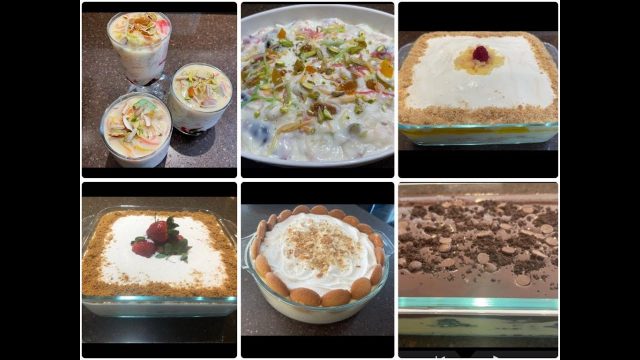 6 Easy Desserts Recipes Any One Can Make | Easy Summer Dessert Recipes.