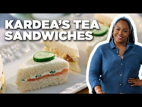 Kardea Brown Makes Southern Tea Sandwiches with Nancy Fuller | Delicious Miss Brown | Food Network