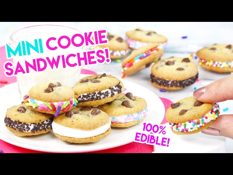 How to Make MINI Cookie Sandwiches in an Easy Bake Oven!