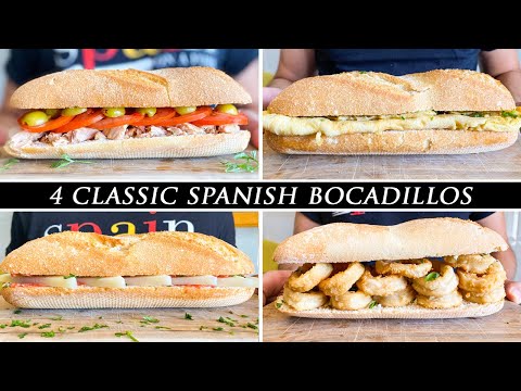 Famous Sandwiches from Spain | Making 4 Classic Spanish Bocadillos