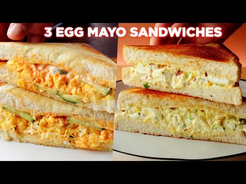 3 Easy Egg Mayo Sandwich Recipes