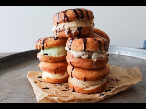 How To Make Donut Ice Cream Sandwiches – By One Kitchen Episode 673