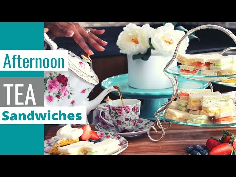 How To Make Finger Sandwiches For A Tea Party | 3 Easy Classic Tea Sandwich Recipes