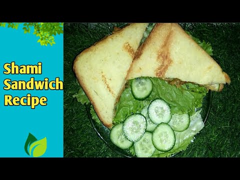 Shami Sandwich Recipe | shami kabab sandwich recipe | how to make shami sandwich ? | Foodies Chef