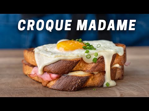 The Fanciest Easy Ham & Cheese Sandwich You Can Make (Croque Madame)