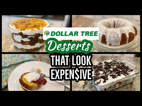 BUDGET DESSERT RECIPES // DOLLAR TREE DESSERTS FOR THE FAMILY