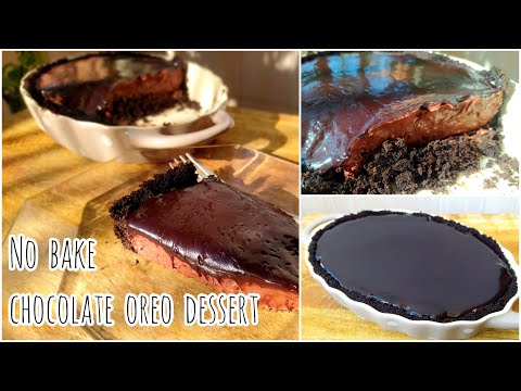 No Bake Chocolate Oreo dessert Recipe – Eggless, Easy, make at home no baking dessert recipe
