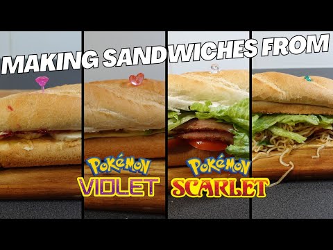 How to Make Sandwiches from Pokemon Scarlet and Violet