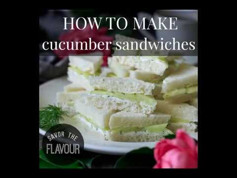 How to Make Easy Cucumber Sandwiches