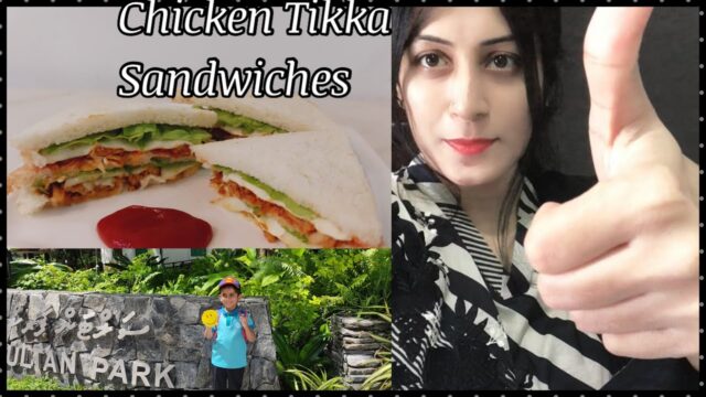 How to Make Chicken Tikka Sandwiches | Easy and tasty Chicken Tikka Sandwiches | my lunch routine |