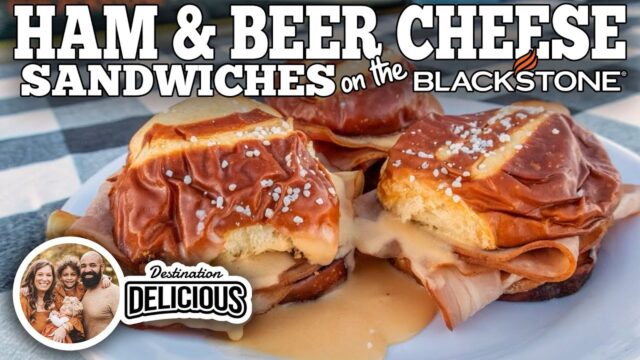 Make the Perfect Hot Ham & Beer Cheese Sandwich in No Time | Blackstone Griddles