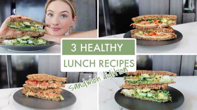 3 Healthy Easy Lunch Recipes – Sandwich Edition | Sanne Vloet