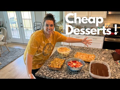 Cheap and Easy Desserts! | Desserts on a budget