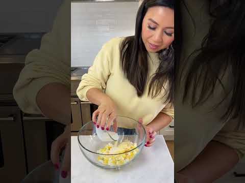 I smashed my eggs to make Japanese Egg Salad Sandwiches | MyHealthyDish