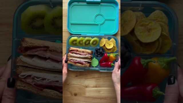 School Lunchbox Ideas | Bacon Turkey and Cheese Sandwich