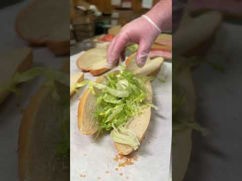 Making Submarine Sandwiches | #shorts