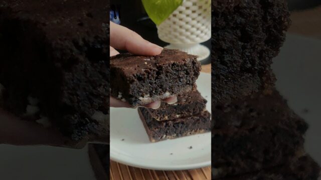 How to make an oreo brownie at home|#shorts #brownie  #dessert